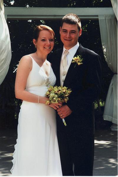 Michelle Charlotte Turner Bump and Shane Bump wedding.jpg - Michelle and Shane, bride and groom. 